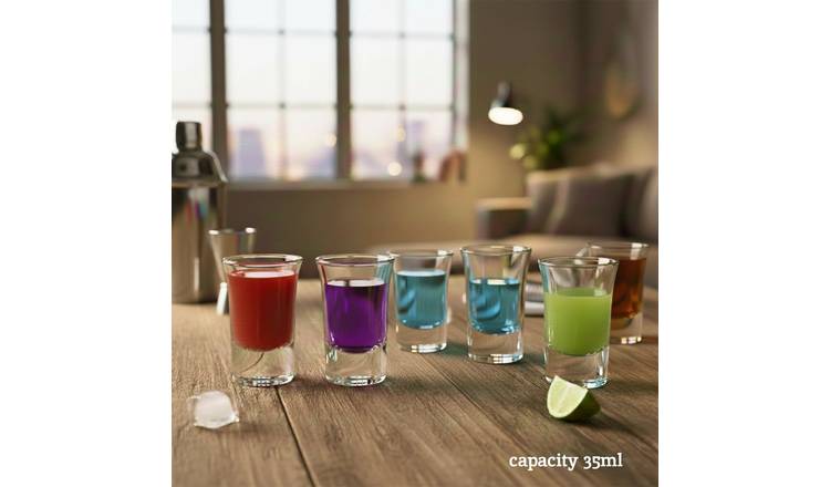 Orsina Euri Set of 6 Shot Glasses 35ml – Clear