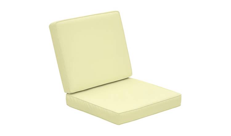 Outsunny 2-Piece Garden Seat and Back Cushion Set - Cream