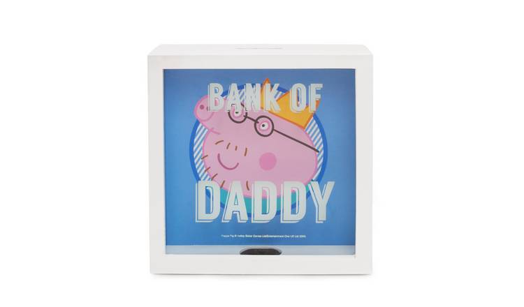 Peppa Pig Adult Mens Money Box - White