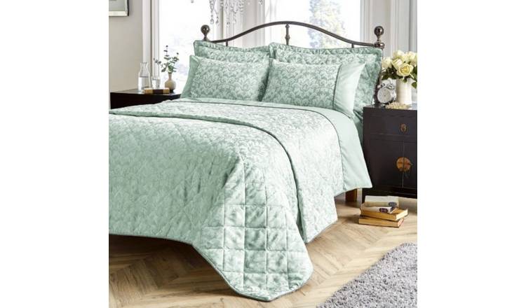 New Edge Blinds Savoy Woven Jacquard Duckegg Duvet Set - Double