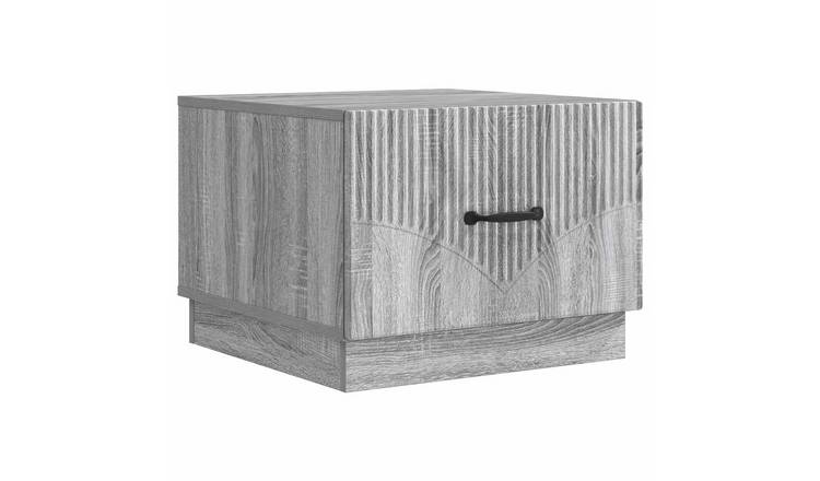 Walplus Engineered Wood Coffee Table - Grey sonoma - 49 x 50 x 37 cm