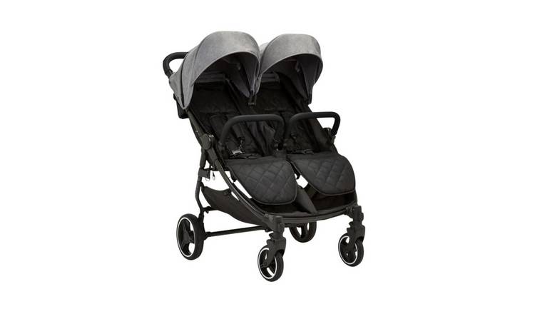 Ickle Bubba Venus Max Double Stroller - Space Grey