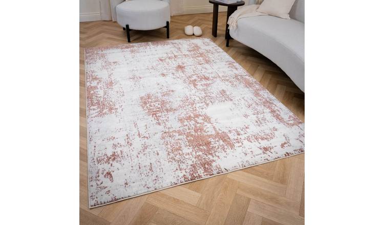 The Rugs Rose Elaris Abstract Faded Distressed Area Rug - 160 x 230cm