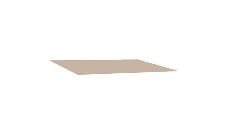 Walplus Polyester Awning Replacement Fabric - Beige - 400 x 350 cm