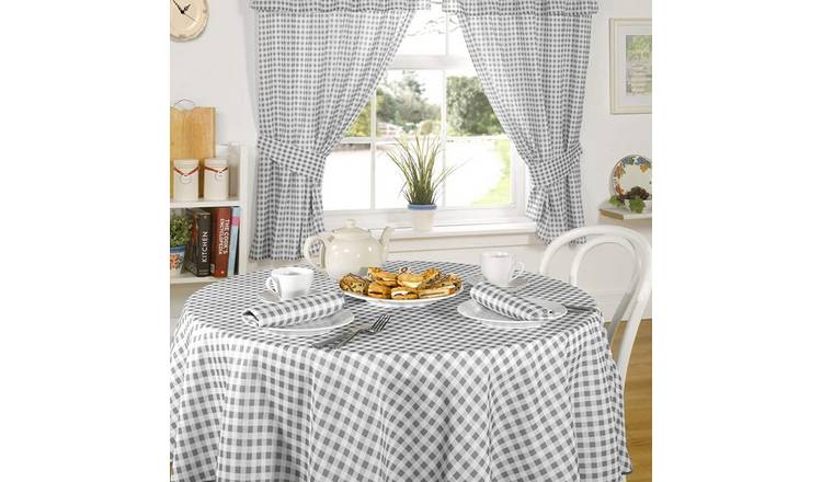 Emma Barclay Molly Pencil Pleat Curtains - Charcoal - 117 x 107cm