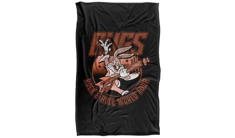 Looney Tunes Bugs Bunny Rock And Roll Blanket - 147cm x 91cm