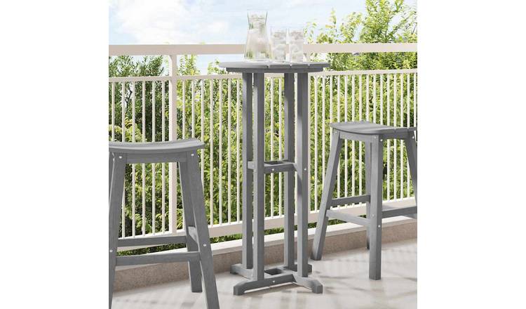 Walplus Table - Light Grey - 55 x 55 x 107 cm