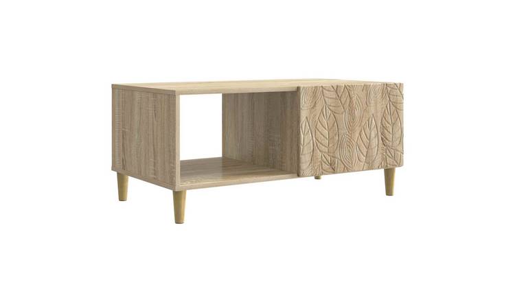Walplus Patterned Coffee Table - Brown - 90 x 50 x 40 cm