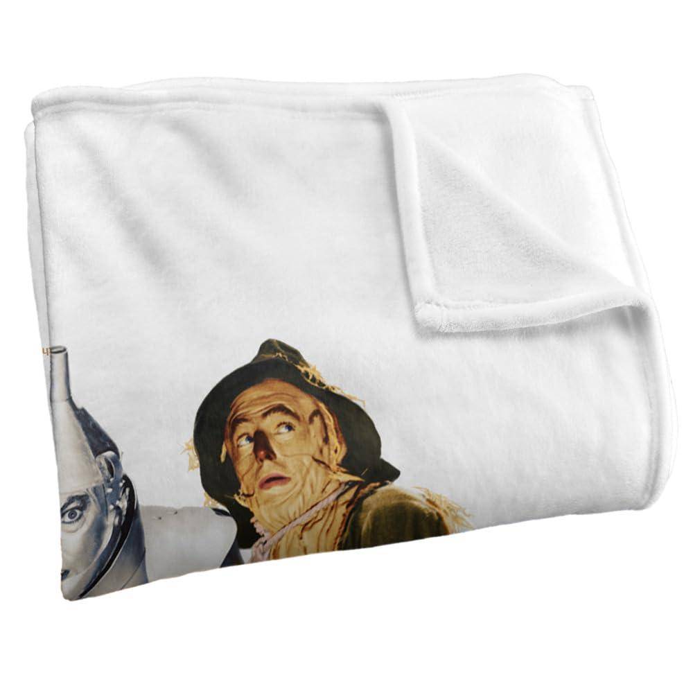 The Wizard Of Oz Frightened Foursome Blanket - 147cm x 91cm - Image 3