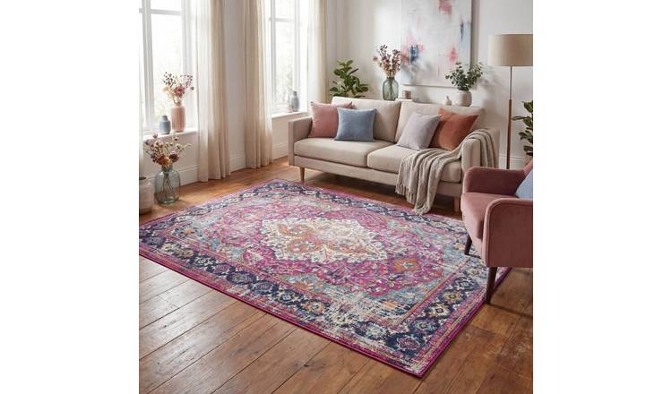 The Rugs Pink Marrakech Rug - 200 x 290cm