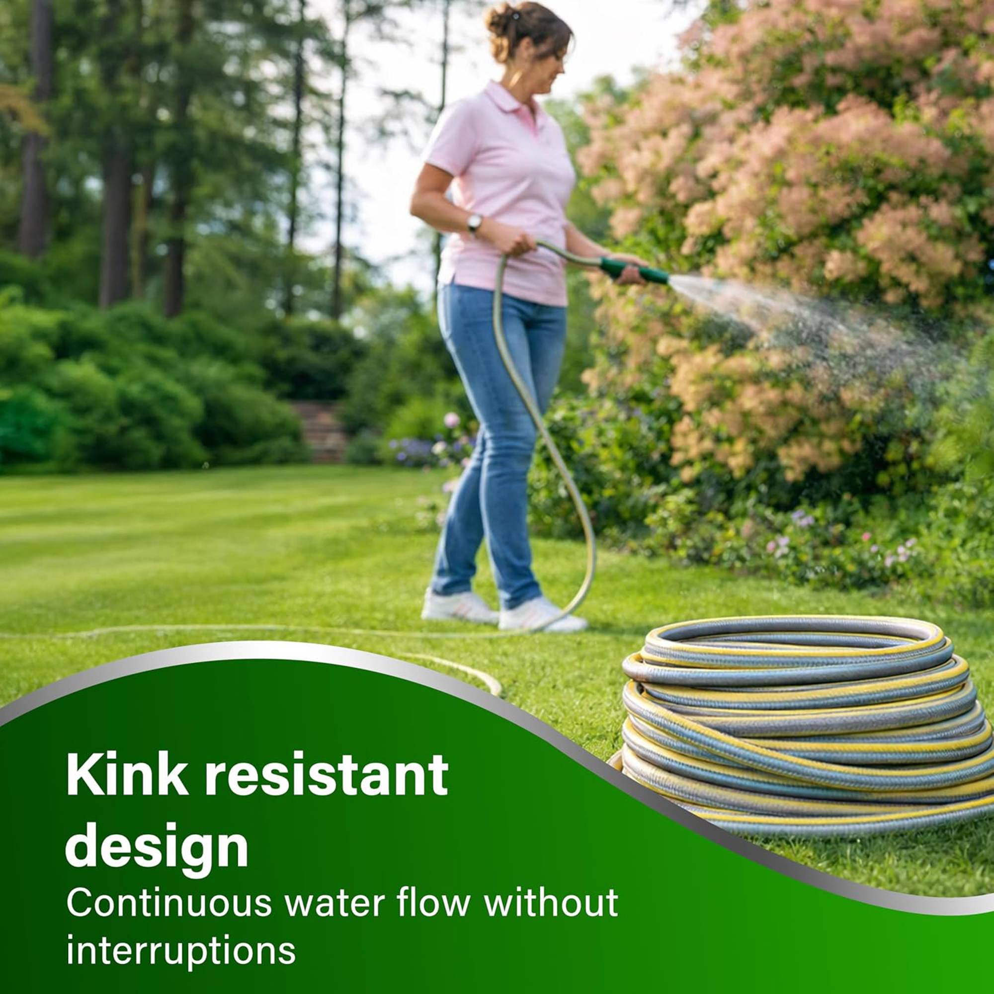 Greenera Garden Hose Pipe 12.5mm x 30m Starter Set - Image 2