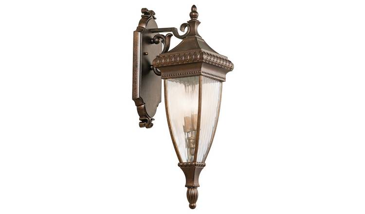 Elstead Venetian 2 Arm Wall Light - Brushed Bronze