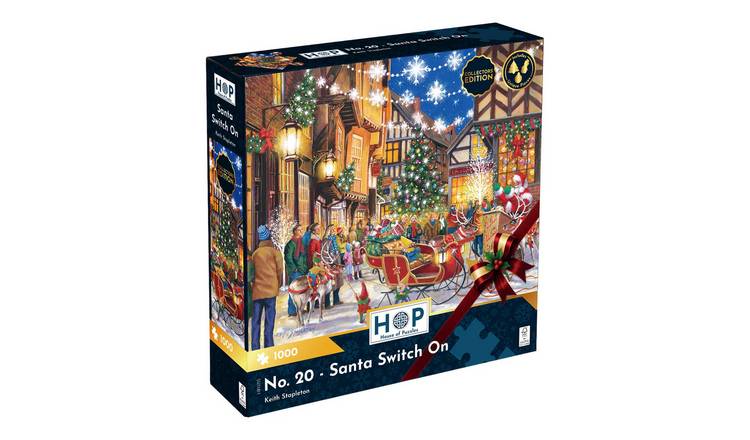 The House of Puzzles No.20 - Santa Switch On 1000 Piece Jigsaw Puzzle