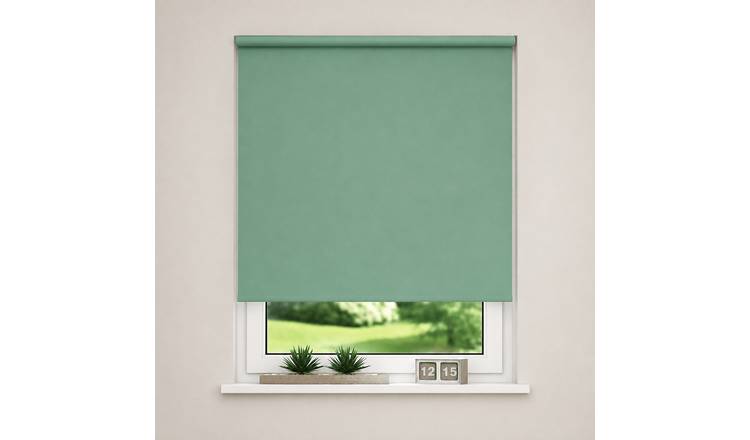 New Edge Blinds Basil Thermal Blackout Roller Blind - 95cm x 165cm