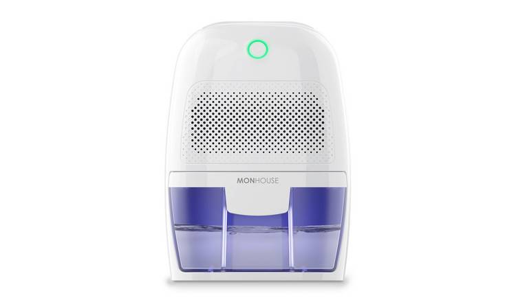 MONHOUSE 600ml Dehumidifier & Compact Electric Moisture Absorber - White