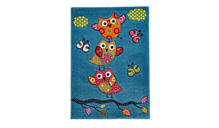 Mega Flooring Blue Kids  Rug - 80 x 150cm