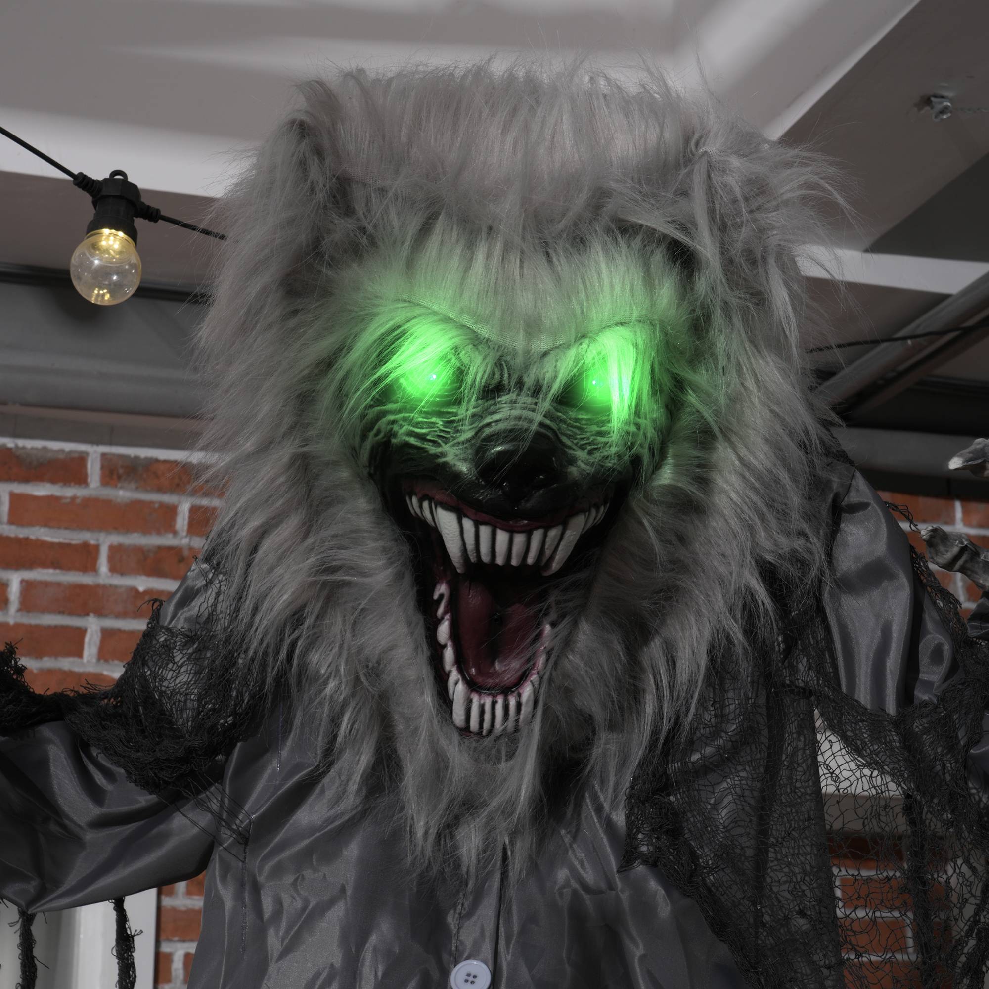 HOMCOM 7ft Animated Halloween Skeleton Werewolf Decoration - Image 5