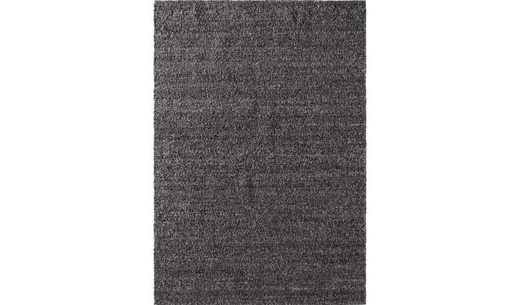 Ted Baker Dark Grey Portobello Plain Rug - 120 x 170cm