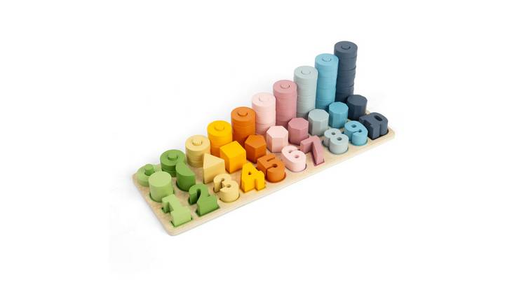 Bigjigs Toys 1-10 Counting Board - 12 Months +