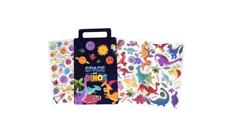 Walplus Dino Buddies And Lost In Space Kids Foam Puffy Stickers