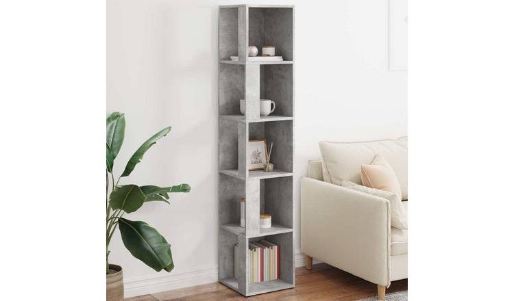 Walplus Engineered Wood Cabinet - Granite Grey - 33 x 33 x 164.5 cm