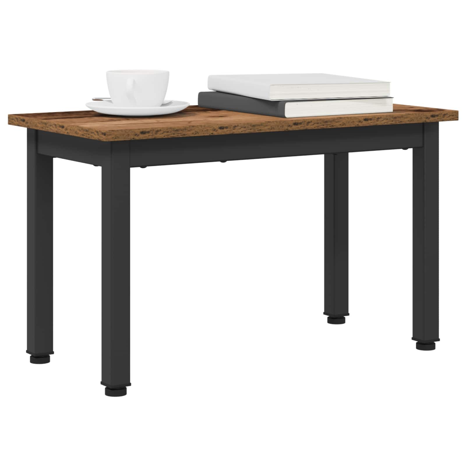 Walplus Engineered Wood Coffee Table - Old wood - 60 x 30 x 36 cm - Image 2