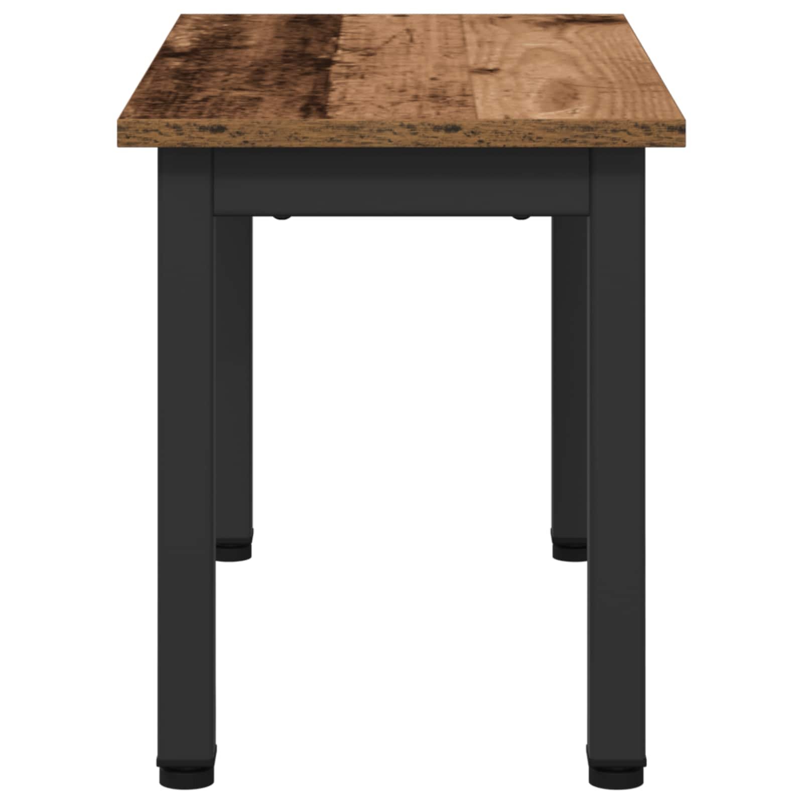 Walplus Engineered Wood Coffee Table - Old wood - 60 x 30 x 36 cm - Image 5
