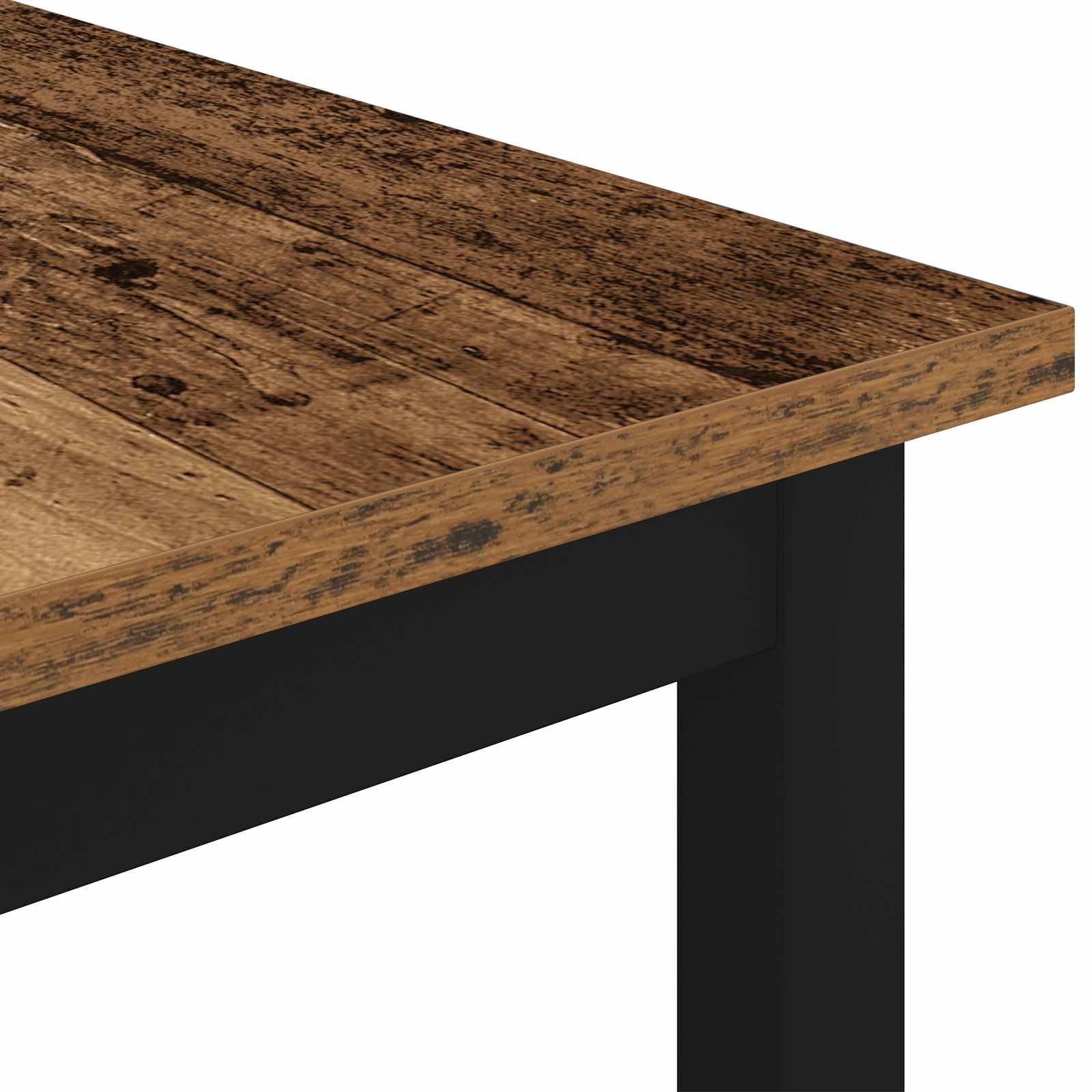 Walplus Engineered Wood Coffee Table - Old wood - 60 x 30 x 36 cm - Image 6