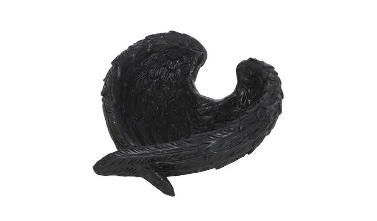 Something Different Raven Wings Trinket Dish - Black