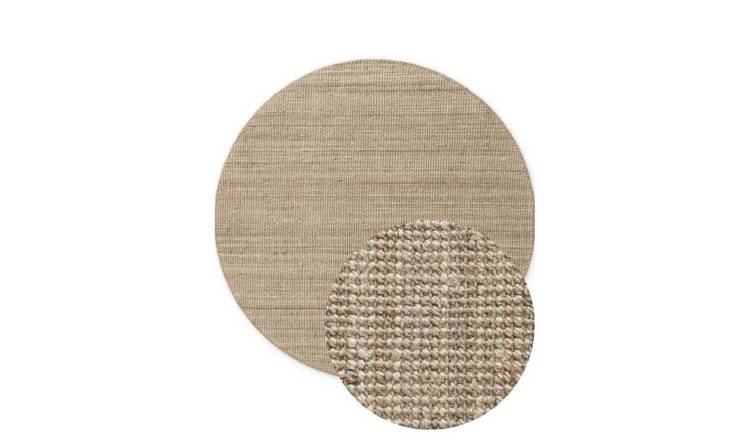 Hanse Home Brown Jaipur Natural Round Dirt Repellent Round Rug - 200cm