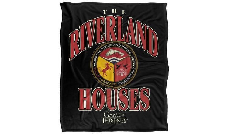 Game Of Thrones Riverland Houses Varsity Blanket - 152cm x 127cm