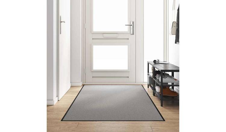 Walplus Polyamide Doormat - Grey and Black - 300 x 120 x 0.9 cm