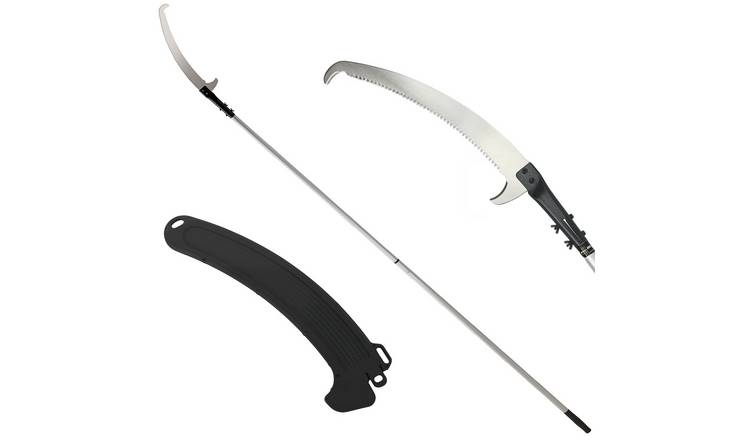 Outsunny Manual Pole Cutter, 1.8- Extendable Tree Pruner - Silver