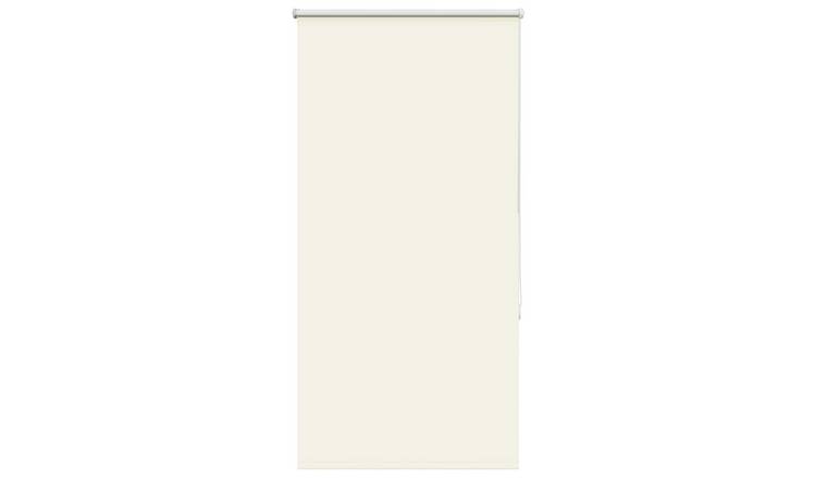 Walplus Polyester No-Drill Blackout Roller Blind - Off White - 80 x 175 cm