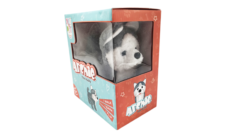 Pugs at Play Flipping Puppies Interactive Dog Plush Toy - Archie