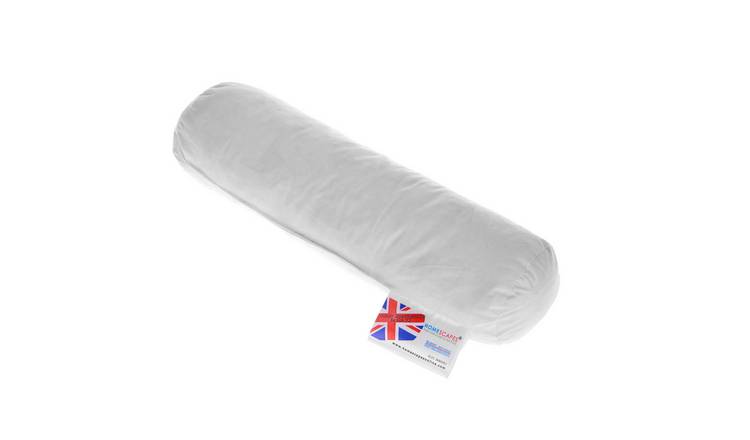Homescapes Duck Feather Bolster Cushion Pad Insert - 30 x 9 cm