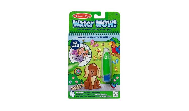 Melissa & Doug Water Wow Animals Colouring Book