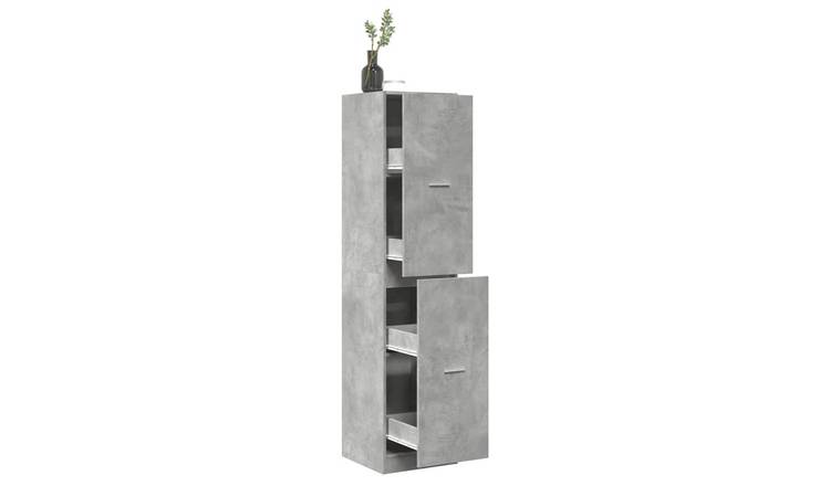 Walplus Engineered Wood Cabinet - Granite Grey - 40 x 41 x 174.5 cm