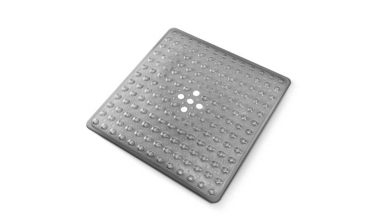 Keplin Non-Slip Suction Cup Shower Mat - Small - Grey