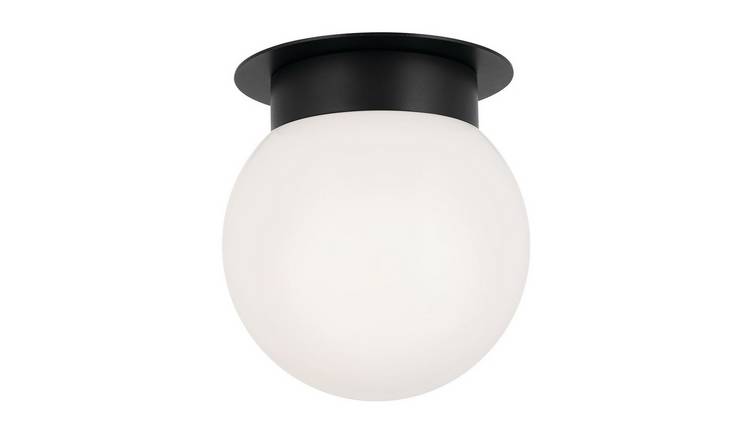 Elstead Kichler Globe Ceiling Light - Black