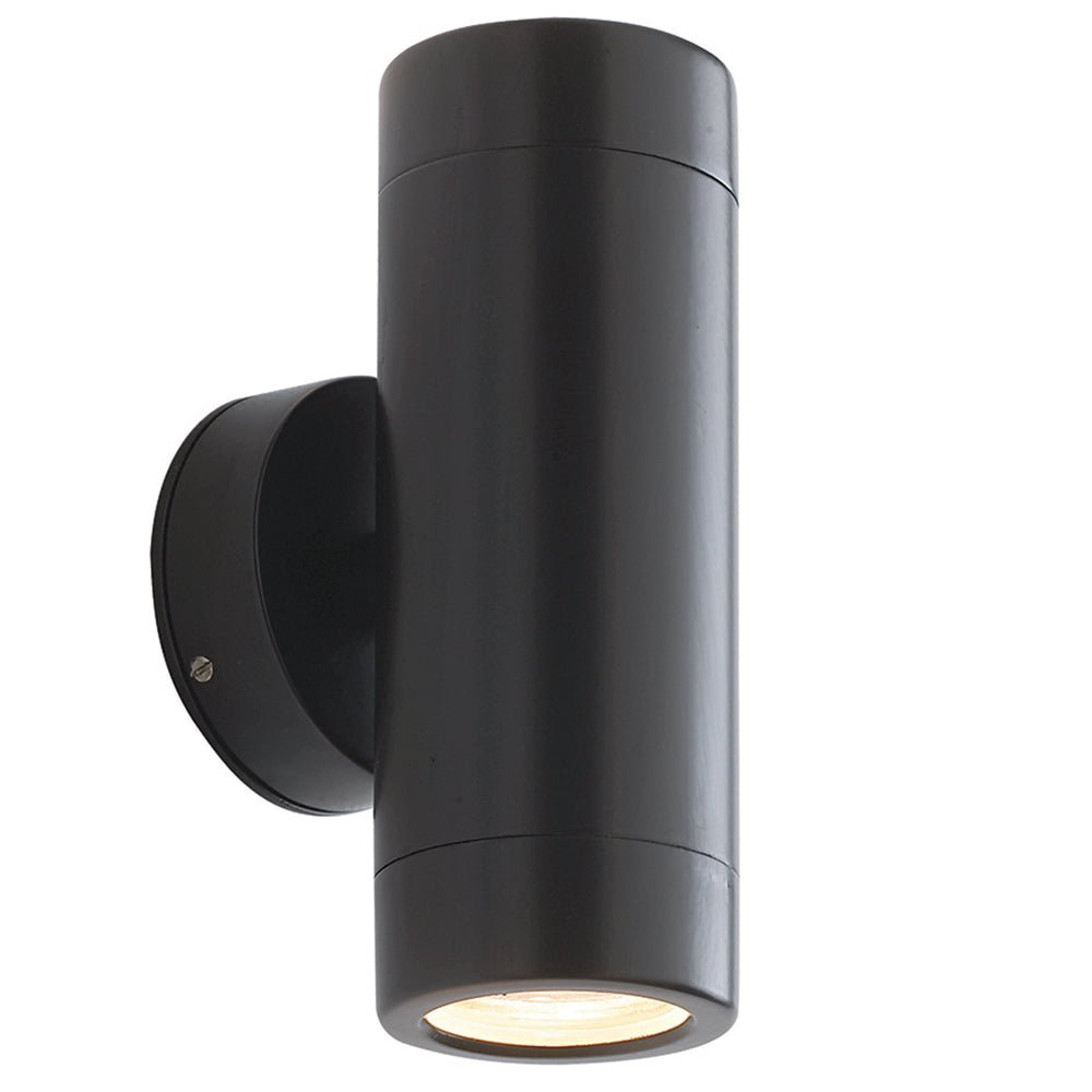 Loops Direct Pack of 4 LED Twin Wall Light Aluminium Alloy - Satin Black - Image 2