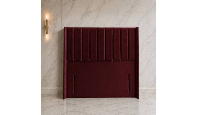 Comfy Deluxe Ameila King Headboard - Maroon
