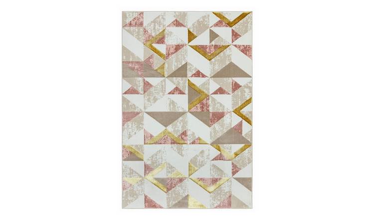 Mega Flooring Multi Modern Geometric Rug - 200 x 290cm