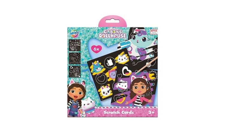 Totum Gabby Dollhouse Scratch Cards Craft Set