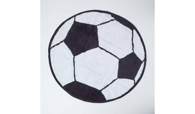 Homescapes Cotton Tufted Football Children Rug, 80 cm
