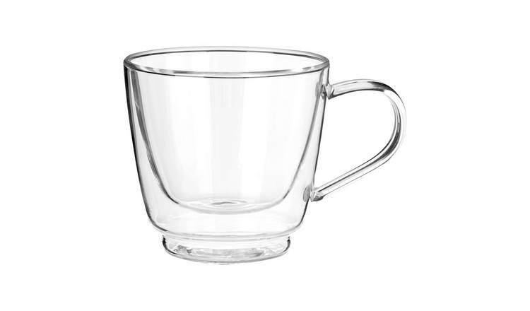 Orsina Amari Double Wall Glass Mug 190ml – Clear