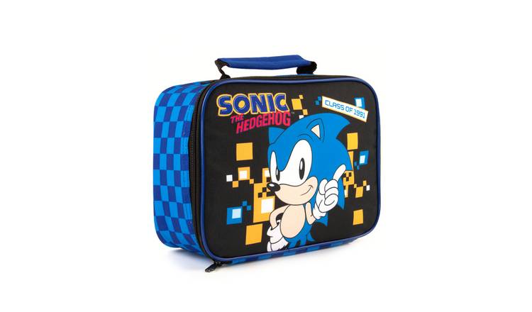 Sonic the Hedgehog Kids Boys Zip Lunch Bag - Black