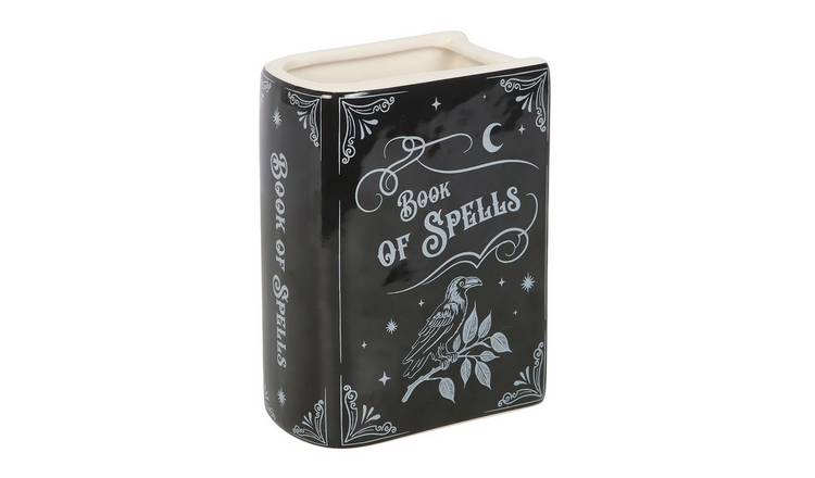 Something Different Book Of Spells Flower Vase - Black