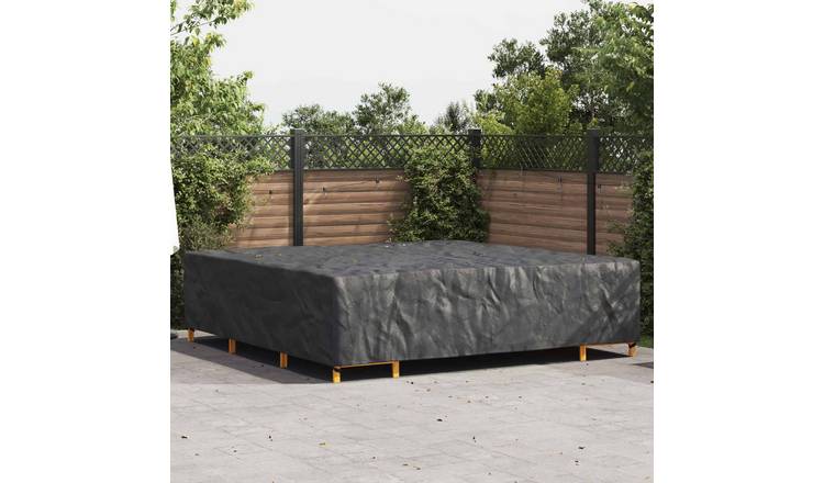 Walplus 210D Oxford Rectangular Furniture Cover - Black - 300 x 300 x 70 cm