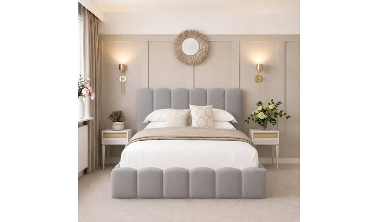 Bed Choices Mayfair Super King Ottoman Bed Frame With 54" Headboard - Grey